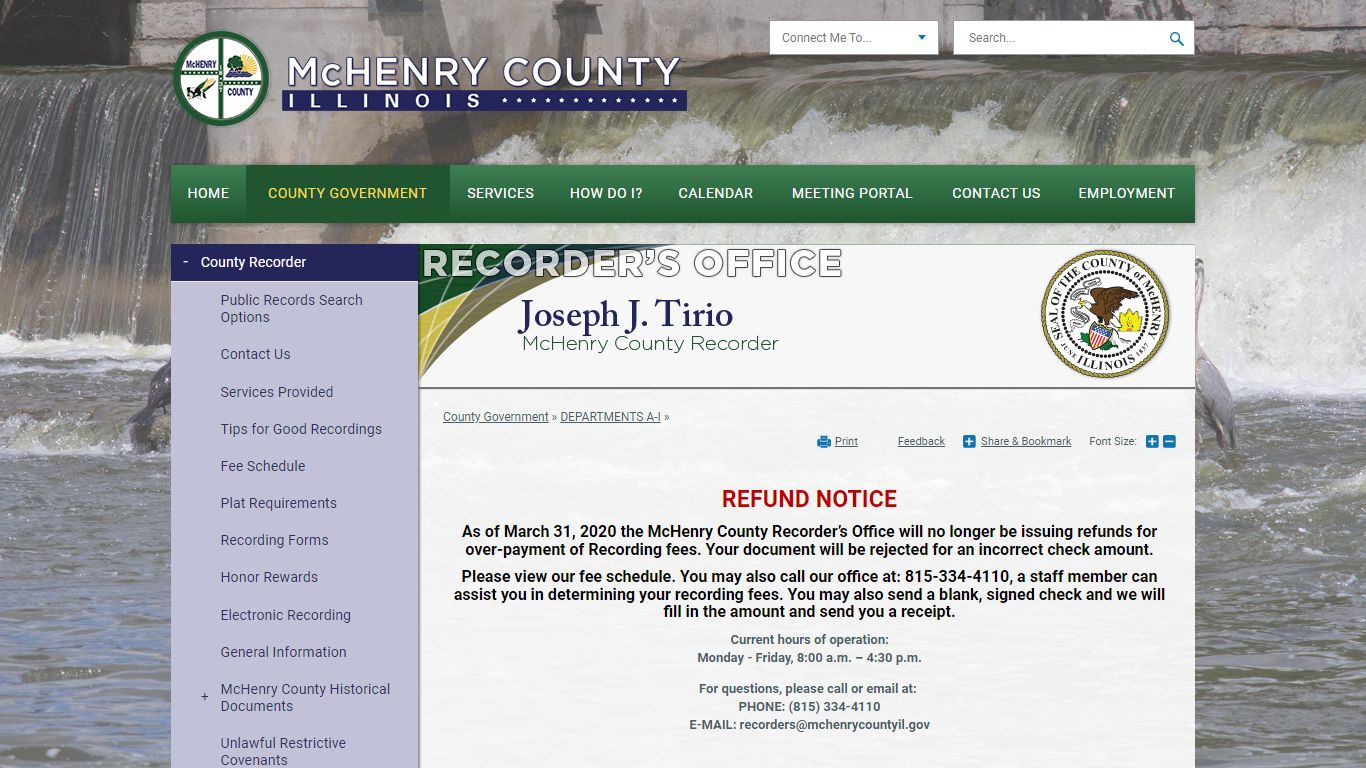 County Recorder | McHenry County, IL
